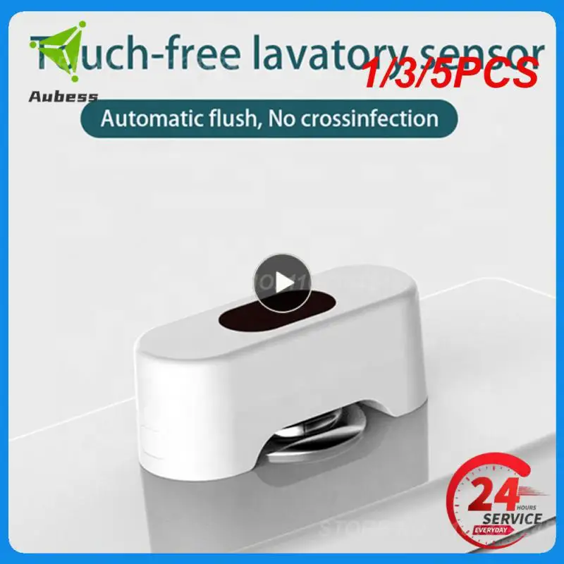 

1/3/5 шт., Автоматическая Индукционная кнопка для слива в туалете