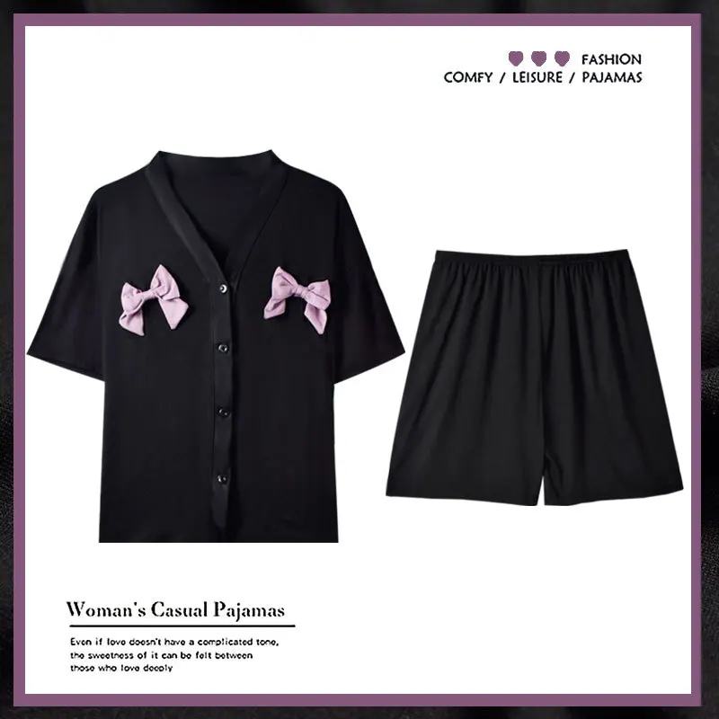 Pajamas Girls Pyjamas Women's Home Clothes For Women Sets Womens Outfits Homewear Trouser Suits Nightgown Costume Dresses Cotton