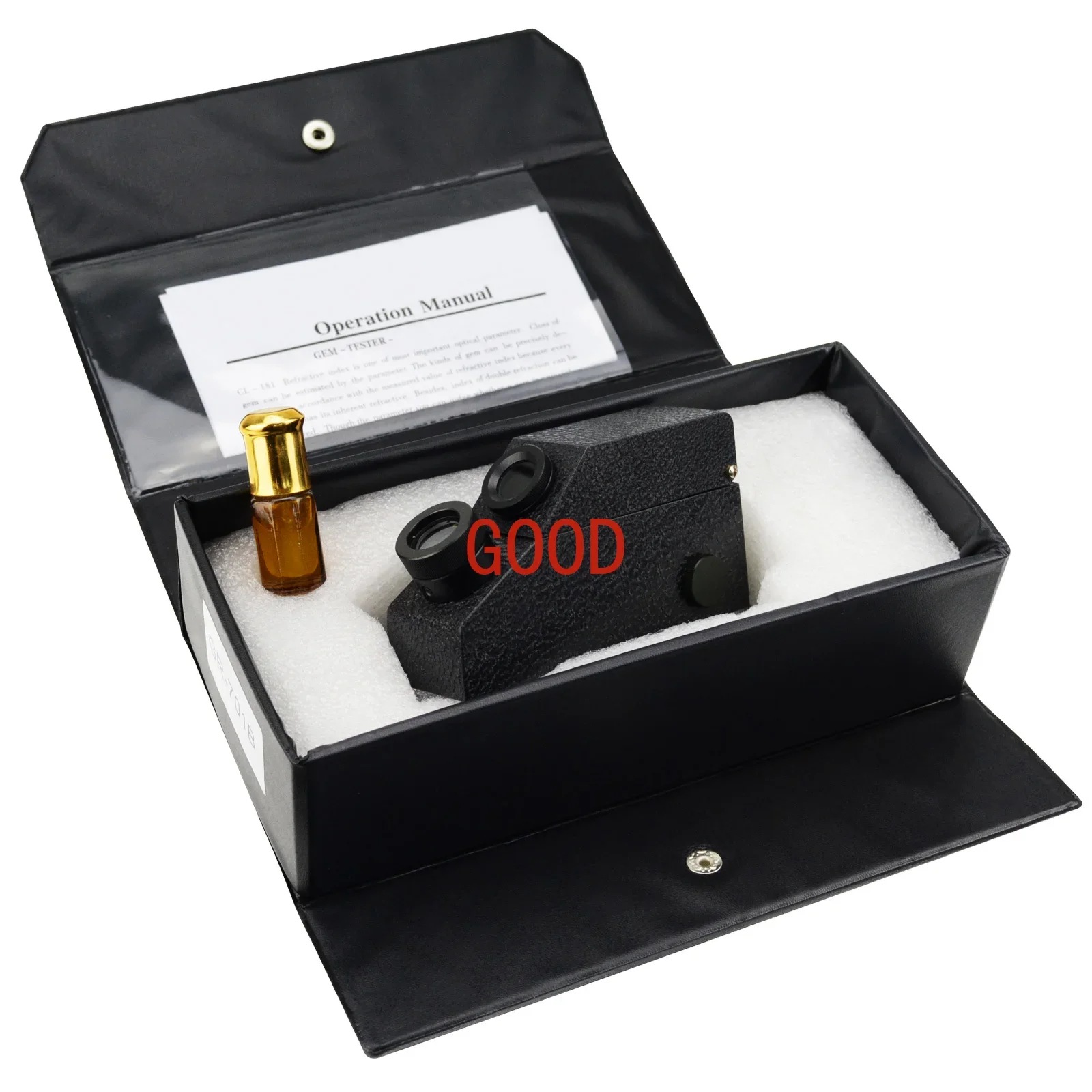 Рефрактометр драгоценного камня со встроенной фотографией и идентификатором