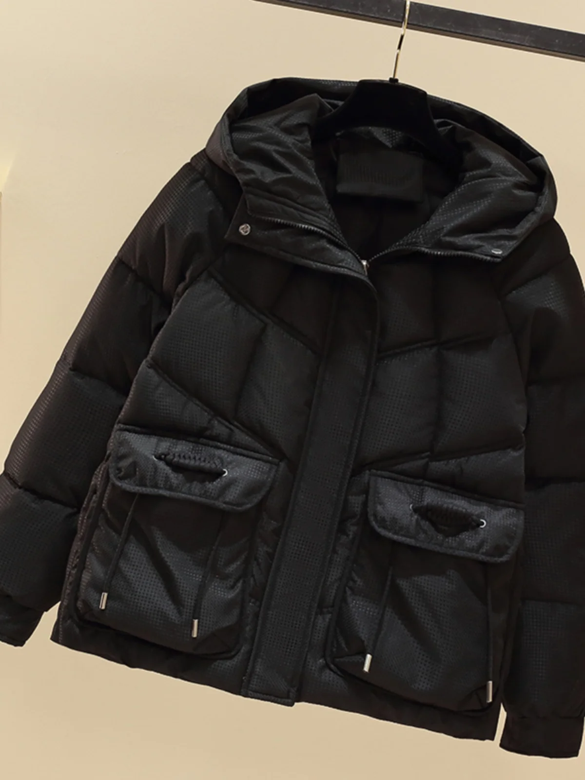 Пуховик с хлопковой подкладкой женская короткая зимняя куртка 2024 новая