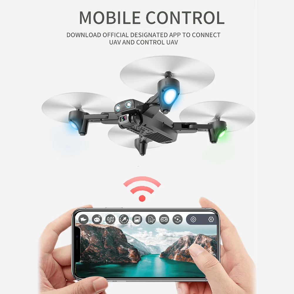 2022 S167 флэш-Дрон GPS RC Квадрокоптер с 4K камерой Wi-Fi FPV складной безымянный Летающий