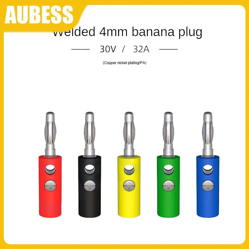 

Anti-corrosion Music Speaker Cable Flame Retardant Lantern Type Test Plug Antioxidant 4mm Power Terminal Audio Plug Stabilize