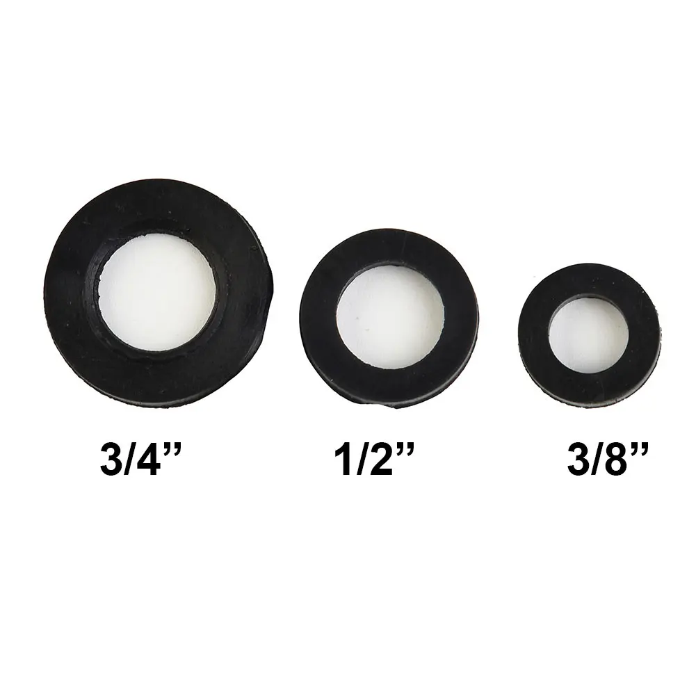 

Rubber Washers Mixed Tap Washers Drip Sink Shower Hose O-Ring Gasket Seal Replacement Sealing Ring 3/8\" 1/2\" 3/4\"