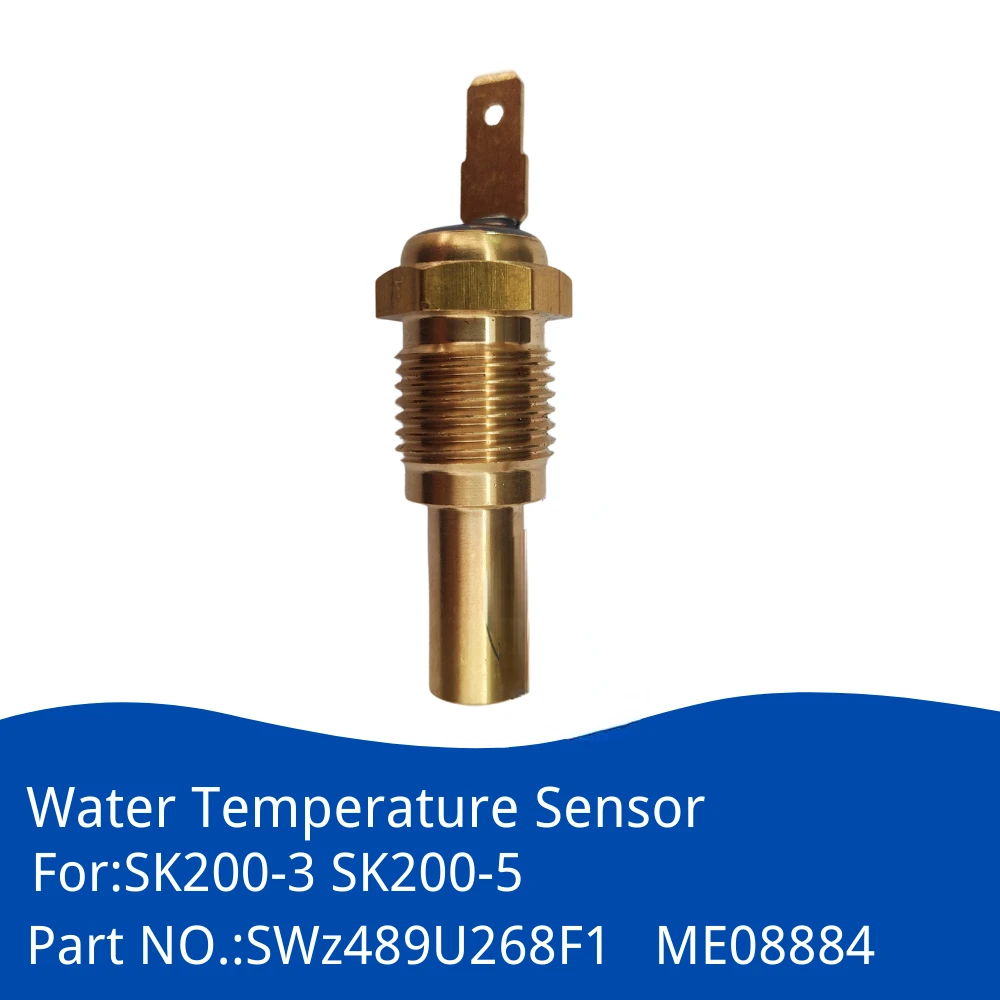 

SWZ489U268F1 ME08884 KOBELCO Excavator Water Temperature Sensor for SK200-3 SK200-5 Parts Accessories