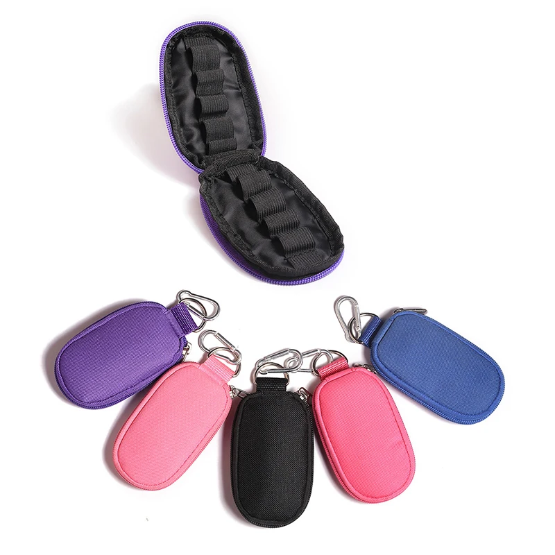 

5Pcs/lot 10 Slots 2ml Essential Oil Storage Bag for DoTERRA Sample Portable Travel 2ML Bottle Holder Organizadores Ziplock Bag