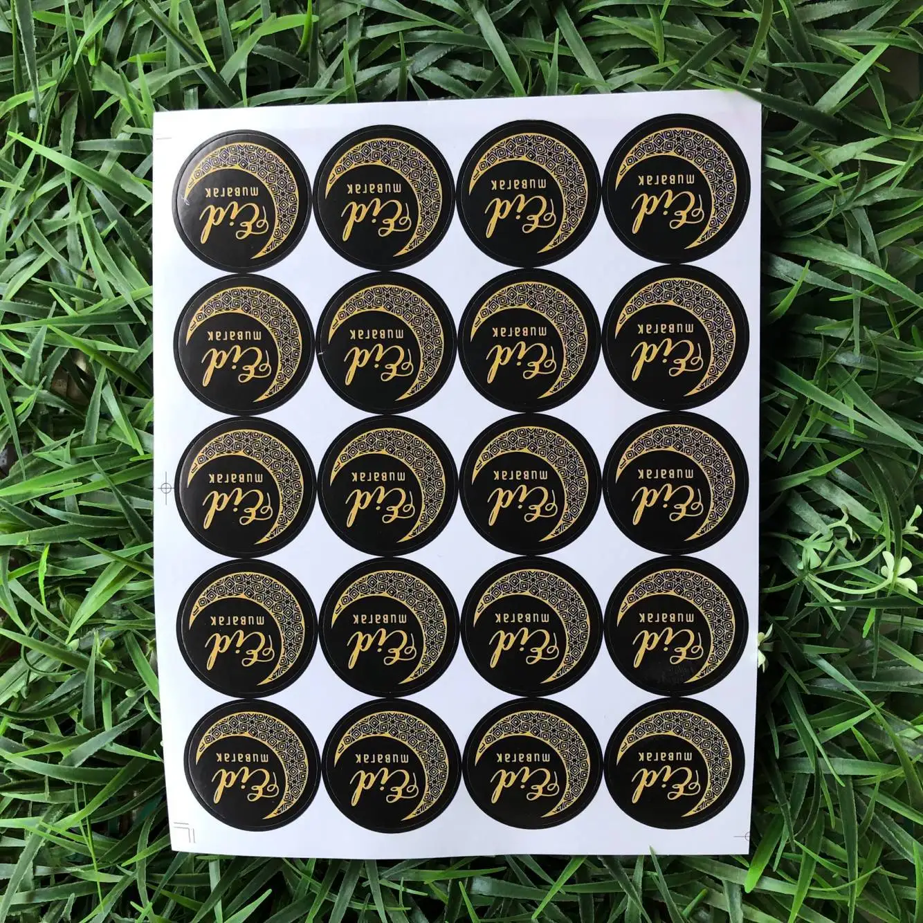 

Black EID Sticker 200PCS EID MUBARAK Sticker Eid Mubarak Holiday Products