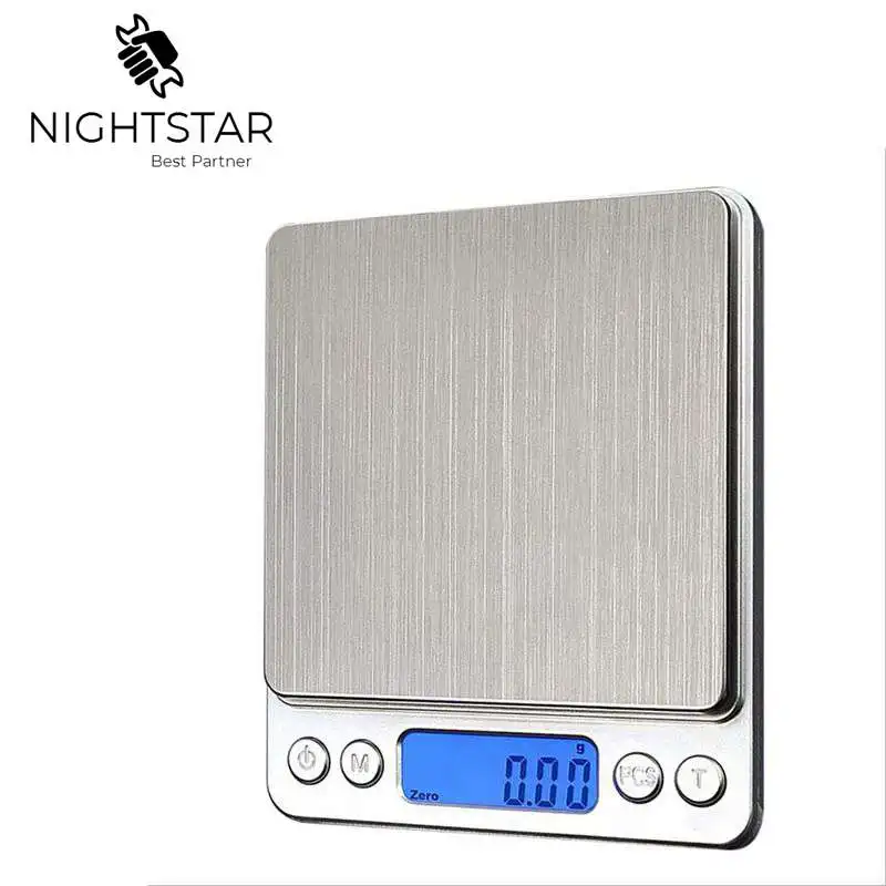 3000g X 0.1g Digital Gram Scale Pocket Electronic Jewelry Weight Scale 500g X 0.01g Scale / NO Retail Packaging