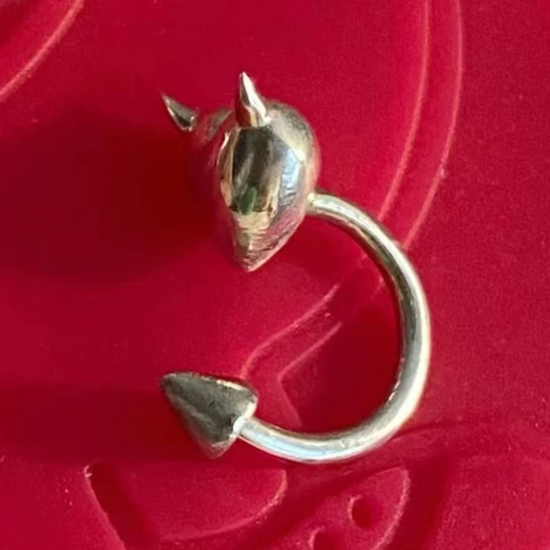 Модные ювелирные изделия-клипсы для ушей дьявола. Изысканные украшения Удобные