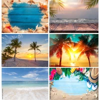 tropical sea beach palms tree photography background natural scenic photo backdrops photocall photo studio 211227 hhb 10