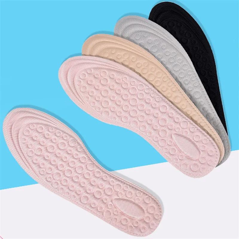 

Insoles 4D Memory Foam Orthopedic Insoles Shock-Absorbing Sports Insoles Unisex Flat Feet Arch Support Shoes Pad Soft Massage