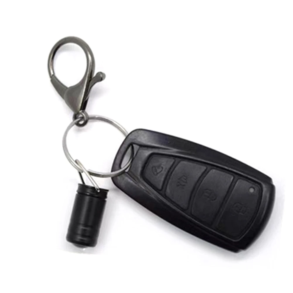 

Keychain LED Light Flashlight Pocket Torch USB Rechargeable Lamp Waterproof Strong Light Small Flashlight Key Ring