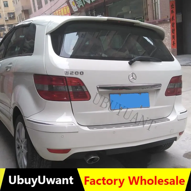

Для Mercedes Benz B-Class B200 2009 2010 2011 Автомобильный задний спойлер багажника из АБС-пластика грунтовой цвет автомобиля фотоэлемент B200