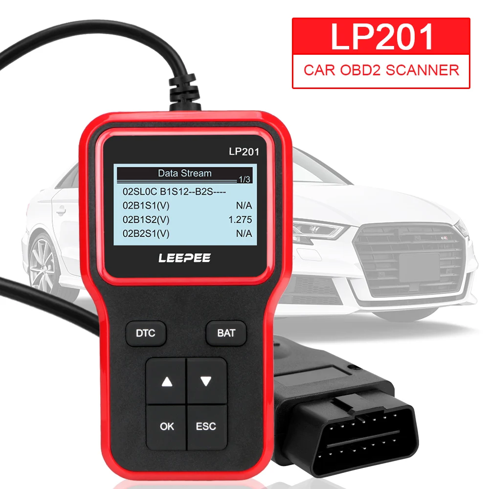

OBDII Car Diagnostic Tool Digital Display LP201 Auto Accessories OBD 2 Scanner OBD2 Code Reader Universal