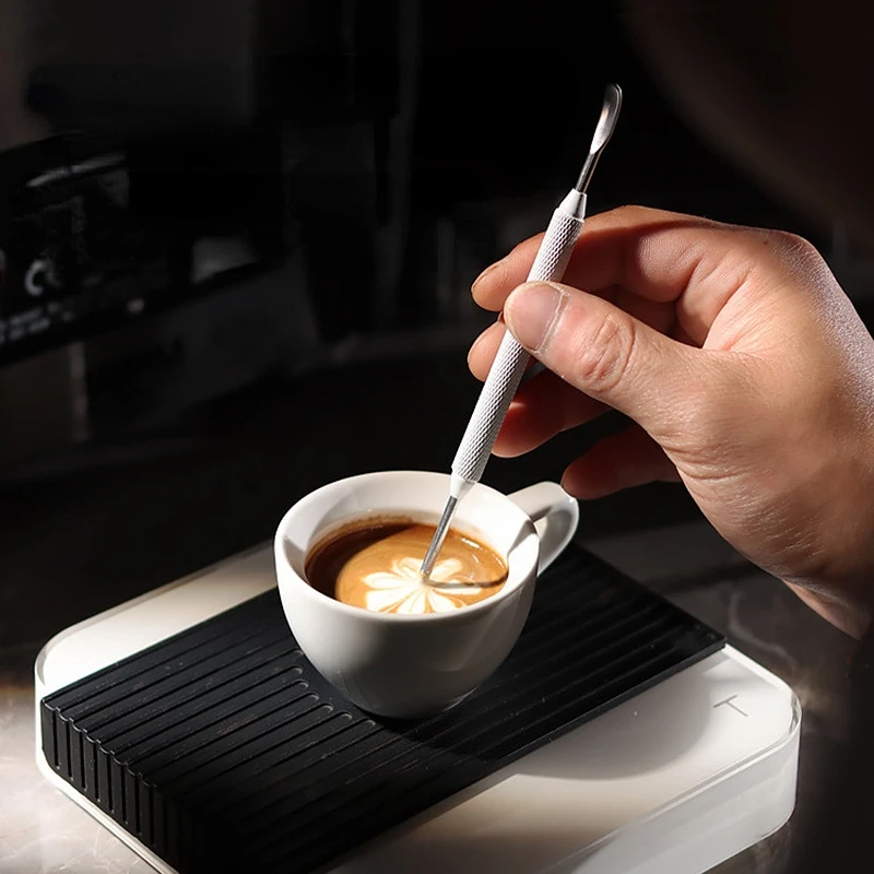 Декоративная ручка для латте эспрессо игла темпера рукоятка из палисандра