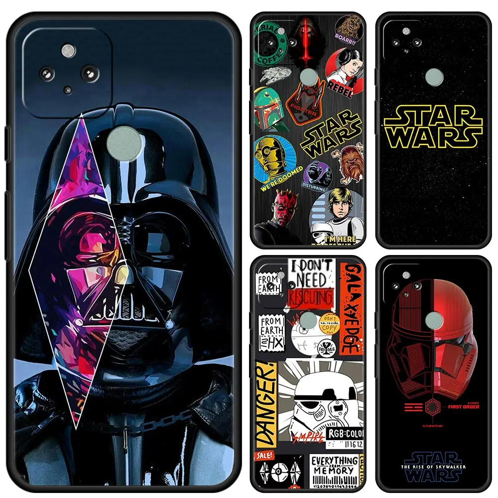 

Star Wars Soft Back Funda Coque For Google Pixel 6 Pro 4a 5 4 5a 4XL 3 3XL Black Silicone Cell Phone Case Cover Shell
