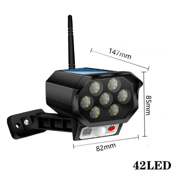 Promotion! Powerful Solar Lights Outdoor Motion Sensor Light With Simulation Infrared IP65 Flood Waterproof For Gar |