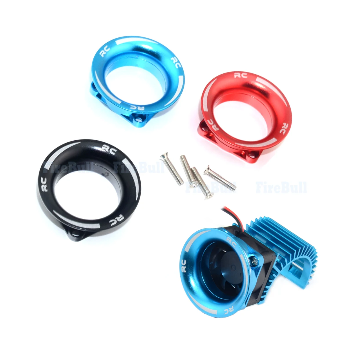 

Alloy Cooling Fan Cover For RC Car 540 550 3650 Motor Heatsink Cooling Fan 3030