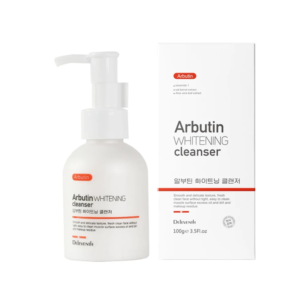 

Korea Skin Care Arbutin Brightening Cleanser 100g Gentle Cleansing Oil Control Brightening Amino Acid Facial Wash Makeup Remover