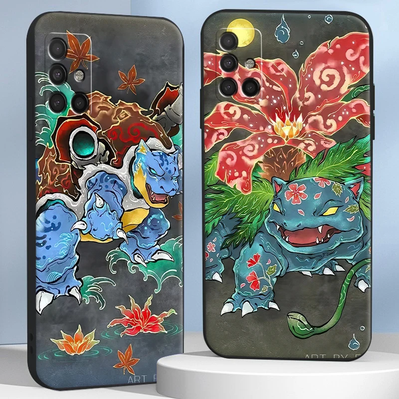 Pokemon Anime Phone Cases For Samsung A51 5G A72 A52 A71 A42 5G A20 A21 A22 4G A22 5G A20 A32 5G Shell Original TPU ShockProof