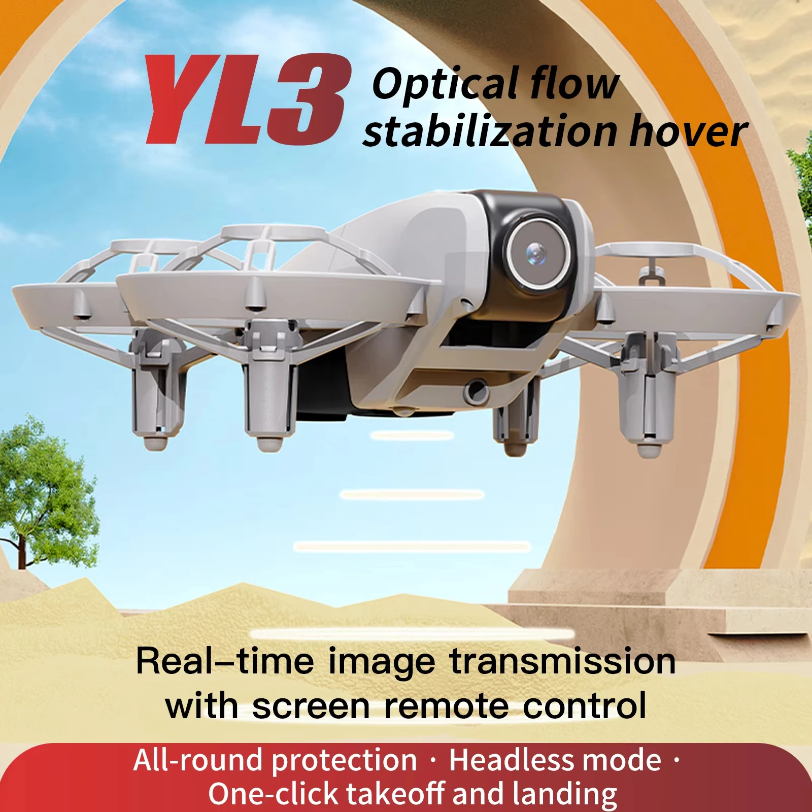 Фото Xiaomi GPS YL3 Дрон с несколькими батареями 8K HD-камера с экраном Длительный срок службы батареи Пульт дистанционного управления Воздушный квадрокоптер Игрушка №4