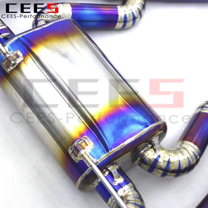 Фото  CEES Performance Титановая спортивная выхлопная система с клапаном для BMW M3/M4 G80/G82 3.0T 2019-2023 Escape Catback Exhaust №3