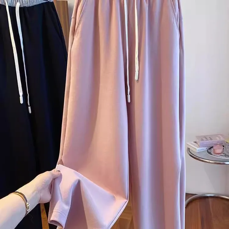 Мужские прямые спортивные брюки больших размеров для весны и осени средней