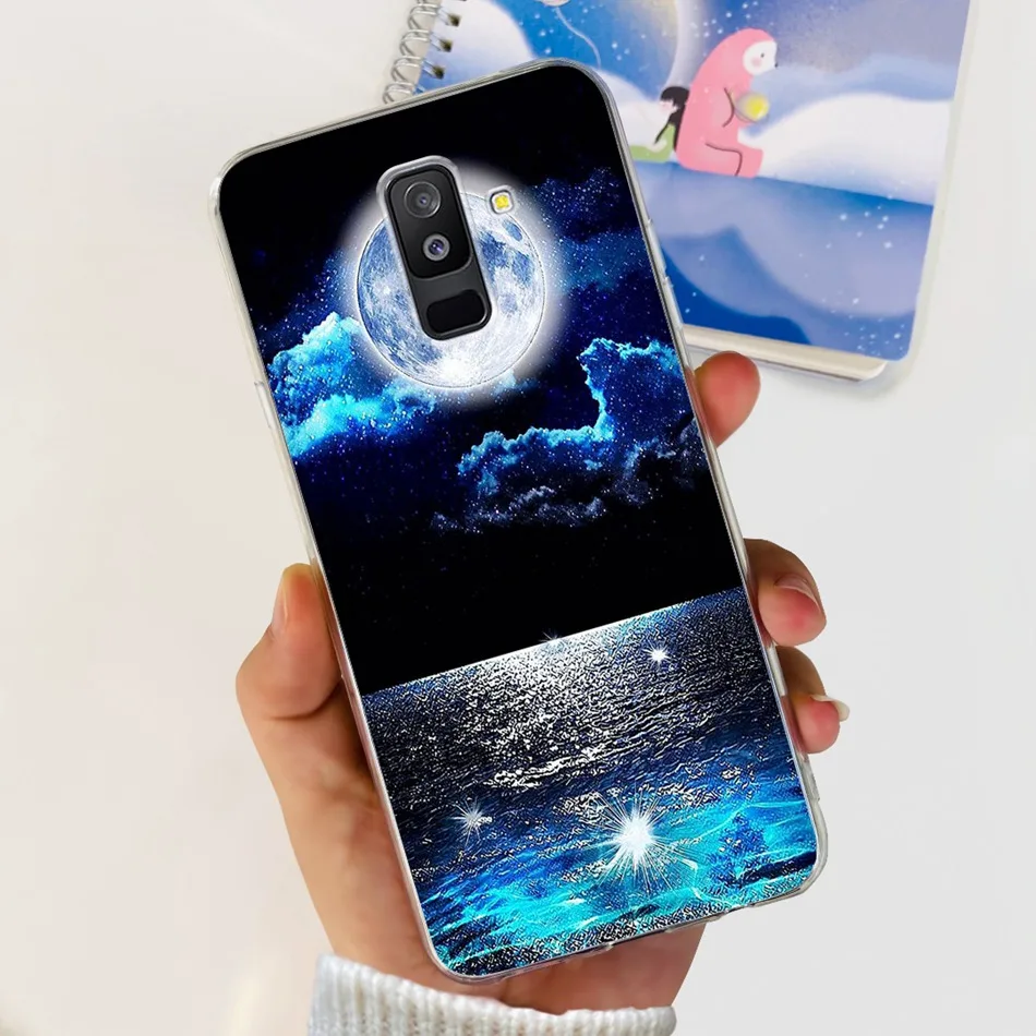 Для Samsung Galaxy A6 Plus 2018 чехол для + (2018) A600F A605G модный крутой узор Мягкие силиконовые