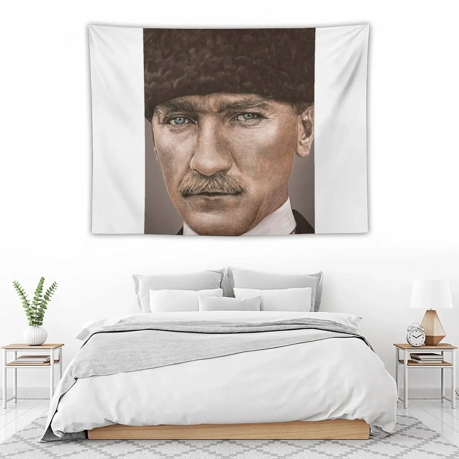 Mustafa Kemal atatюрk гобелен украшения для вашей спальни декоративные настенные фрески