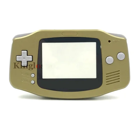 Полный комплект корпуса с резиновыми кнопками защиты объектива экрана для консоли Game Boy Advance GBA
