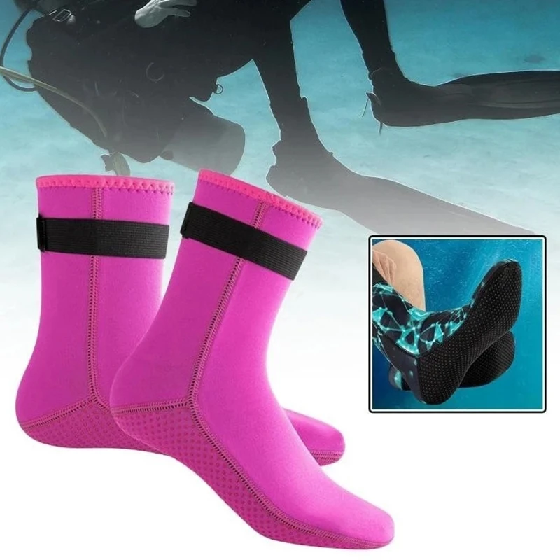 Носки для дайвинга 3 мм носки камуфляжные пляжные плавания сохраняют тепло