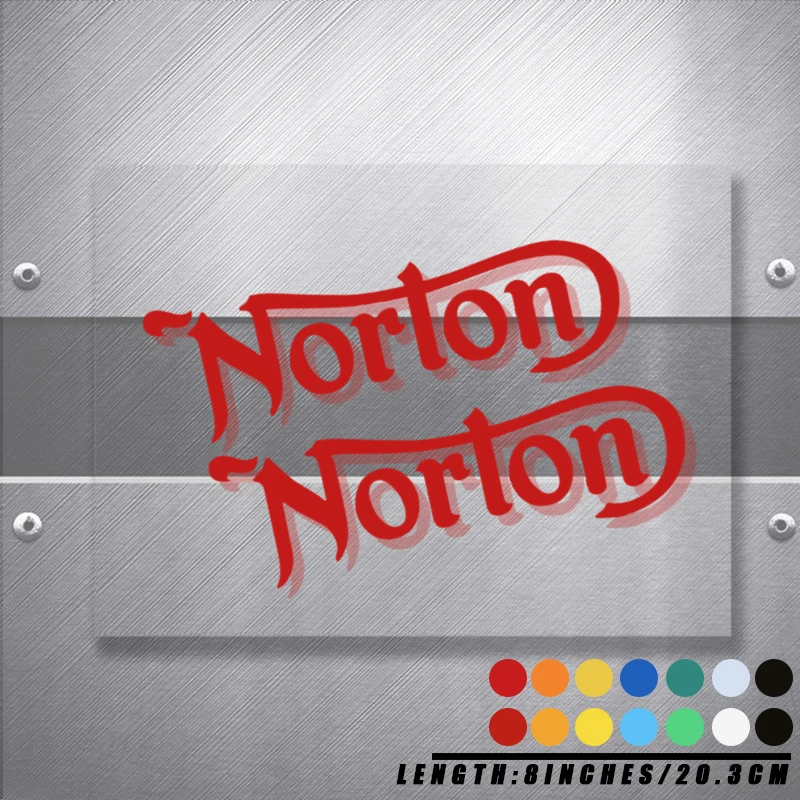 New Sale Motorcycle Sticker Bike Fuel Tank Wheels Helmet Fairing Luggage MOTO Car Accessories Reflective Sign Decal For Norton