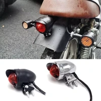1 pc red 12v led adjustable cafe racer style stop tail lights motorbike brake rear lamp motorcycle taillight for chopper d7ya