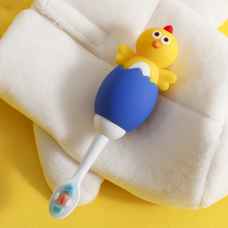 

Kids Cartoon Soft Training Toothbrush Children Non-Slip Tooth Brush Baby Safety Dental Oral Care Tools so soft child Oral Care