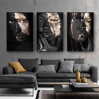 graffiti art figure canvas painting gold mask model wall art poster living room office living room home decoration mural