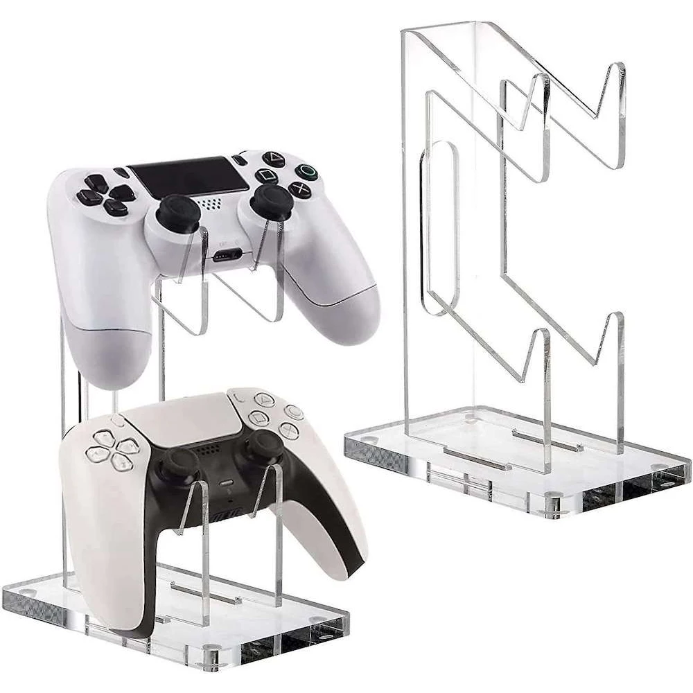 

2022 Acrylic Lucite 2/3 Tiers Gamepad Display Stand For Nintendo switch Xbox One Xbox 360 NVIDIA Steam PS5 PS3 PS4 Controller