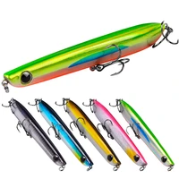 1pcs pencil popper fishing lure wobblers 130mm 16g floating 2022 high quality artificial hard bait fishing tackle