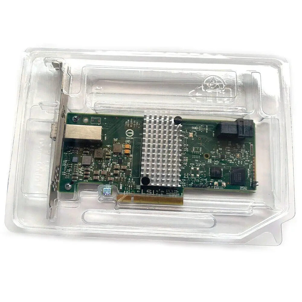Фото LSI 9300-4i4e LSI00348 H5-25515-00 12 Гбит/с 4-портовая карта PCI-E 3.0 IT-режим SAS HBA №1