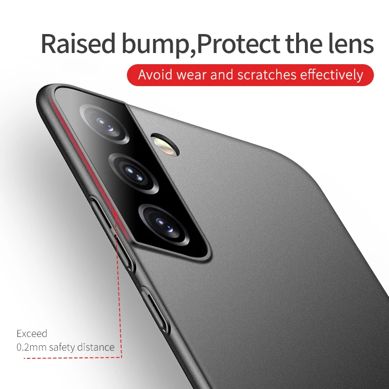 For Samsung S22 Cover Hard PC Ultra Slim Matte Case For Samsung Galaxy S8 S9 S10 S20 S21 S22 S23 Plus Ultra FE Lite 5G Covers