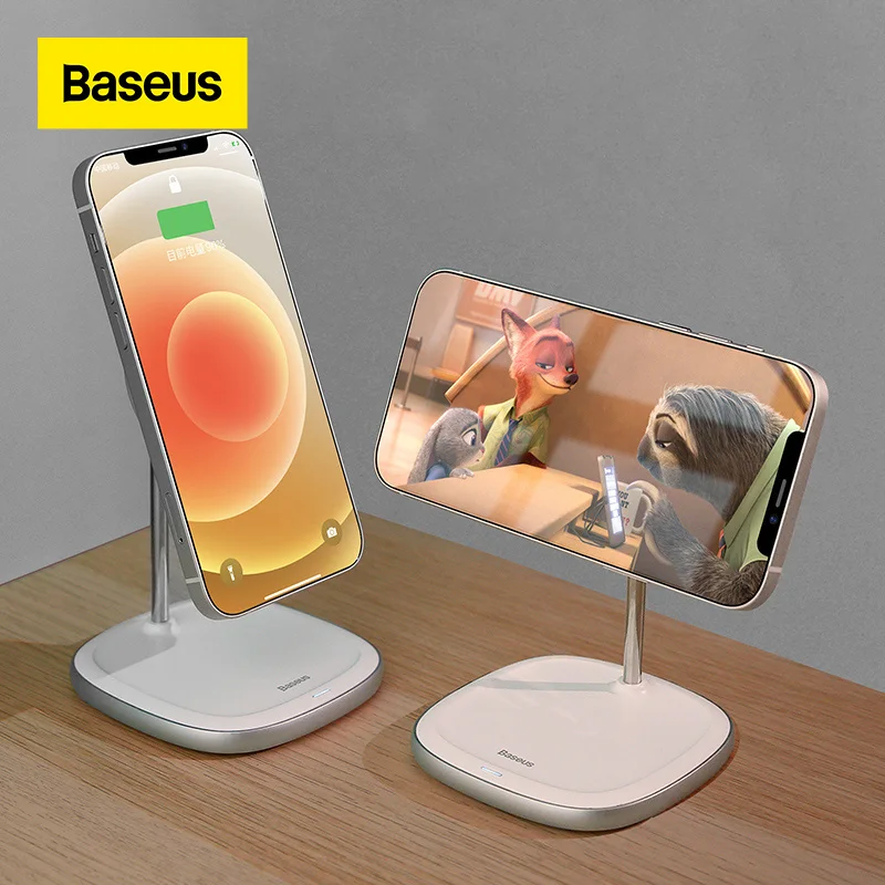 

Baseus 20W Magnetic Wireless Charger for iPhone 12 Series Qi Wireless Charging Pad for Apple Pod Samsung Fast Wireless Charger