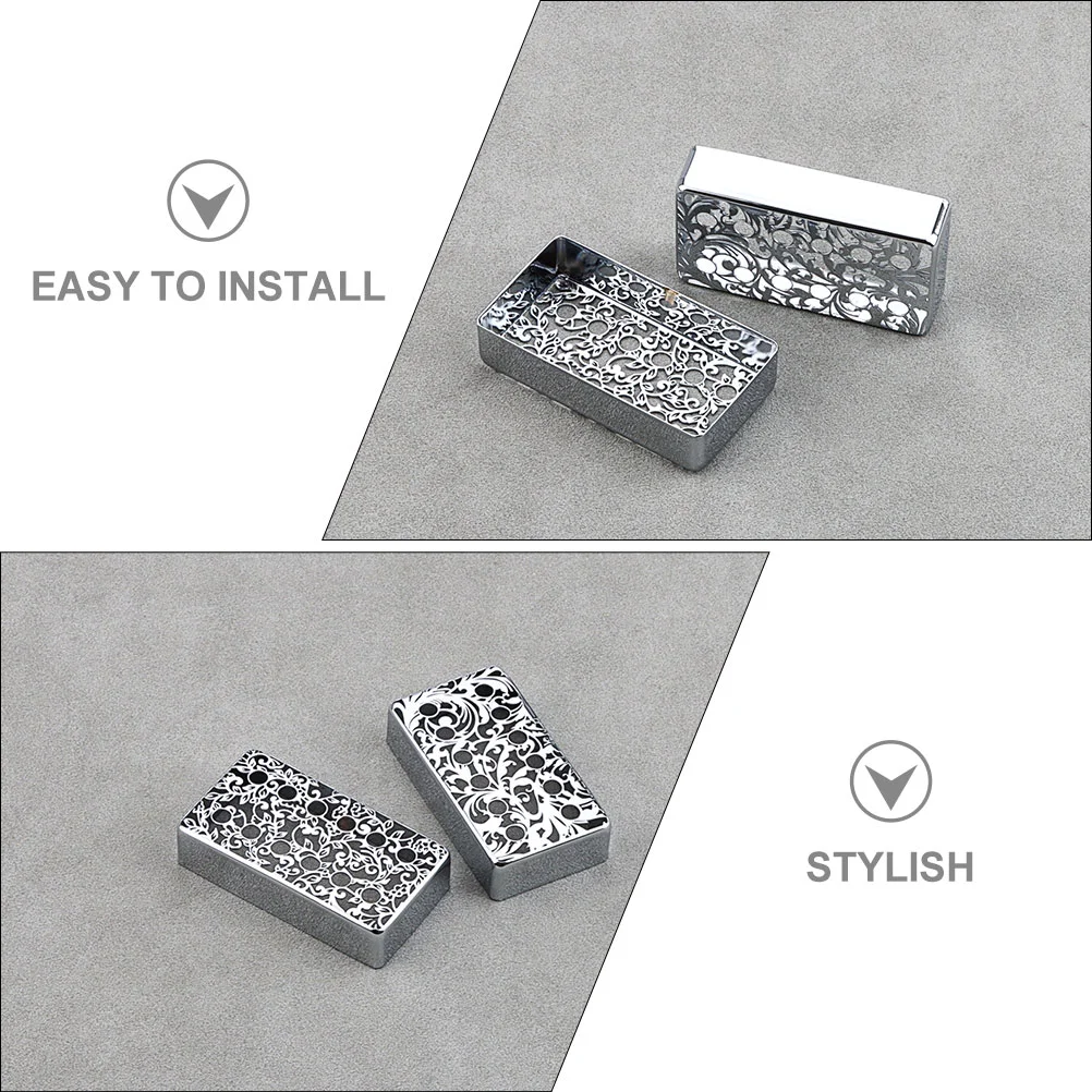 2 шт. чехол для гитарного звукоснимателя с рисунком хромированная упаковка Gb613