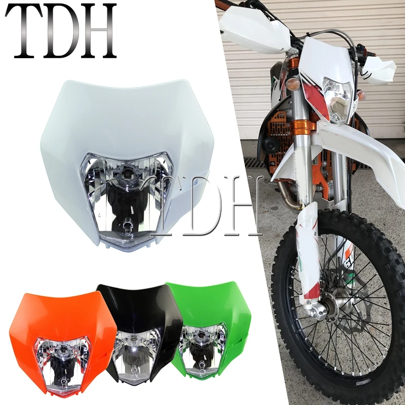 

Мотоцикл Enduro Supermoto, маска на фару, двойной спортивный внедорожный велосипед, фара для SMR EX EXC XCW 125 501, шесть дней