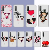 cute cartoon pucca garu phone case for redmi note 5 7 8 9 10 a k20 pro max lite for xiaomi 10pro 10t