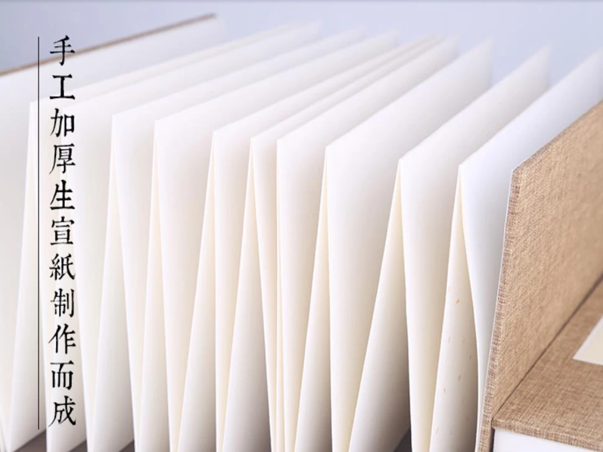 Cena 4 Sztuk/partii Podwójny Ryż Xuan Szczotka Papierowa Atrament Kaligraf Y Malowanie Sumi-e Składane Książeczka Książka 16*32cm Ceny 4 Sztuk/partii Podwójny Ryż Xuan Szczotka Papierowa Atrament Kaligraf Y Malowanie Sumi-e Składane Książeczka Książka 16*32cm