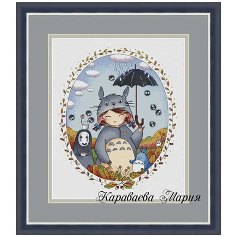 Наборы для вышивки с героями мультфильмов сделай сам 11CT 14CT 18CT | Дом и сад