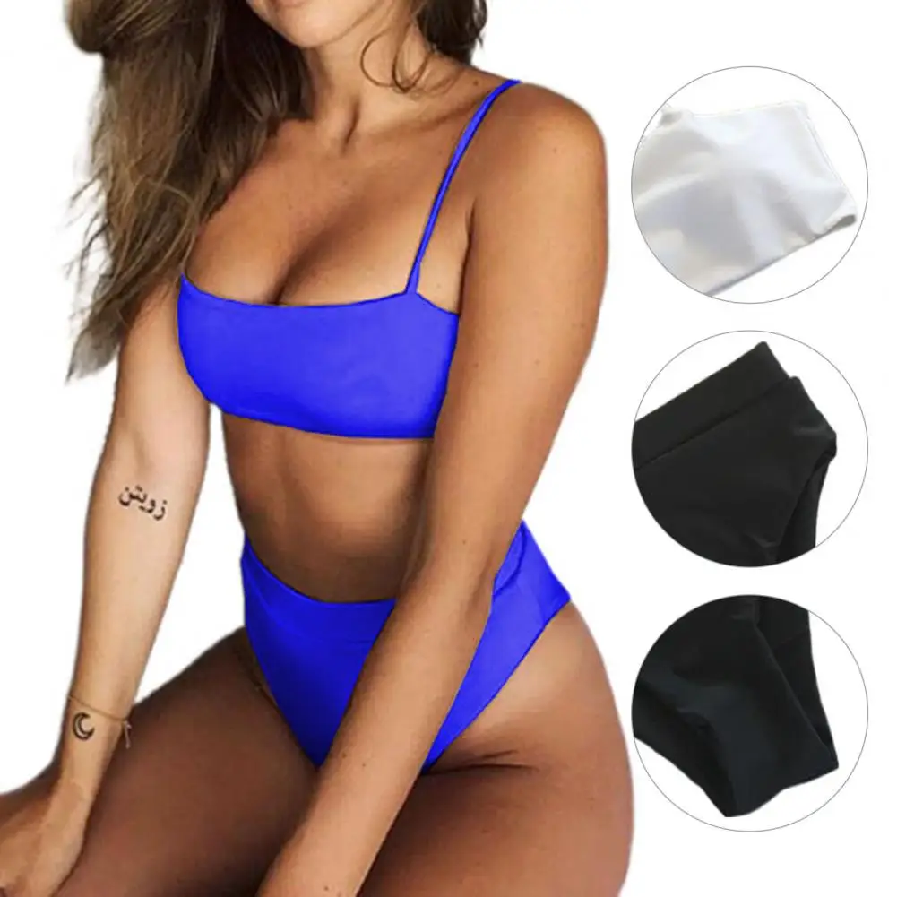 

2 Pcs/Set Great Summer Bikini Push Up Beachwear Women Suimwear Spaghetti Strap Lady Swimsuit