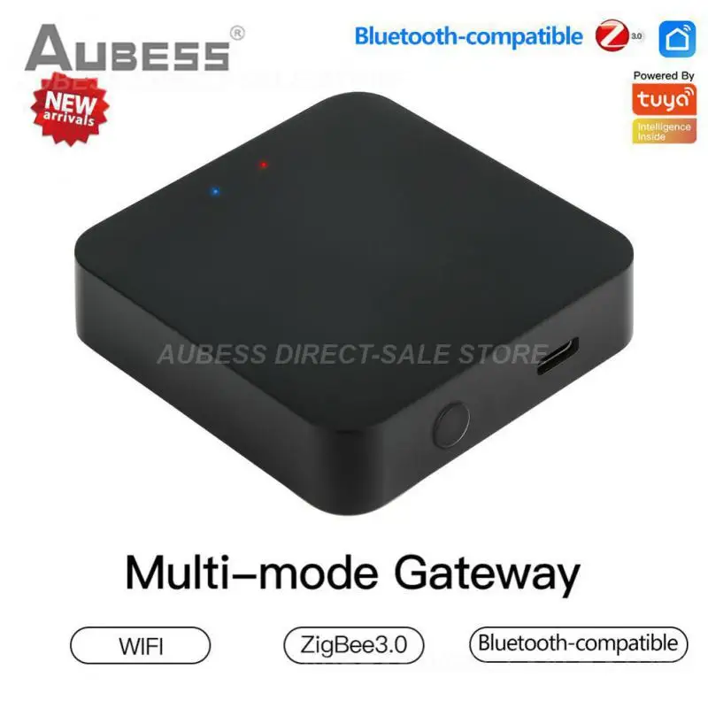 

Automation Multi-mode Gateway Remote Control Tuya Zigbee 3.0 Smart Gateway Bluetooth Mesh Hub Via Alexa Google Home Zigbee 3.0