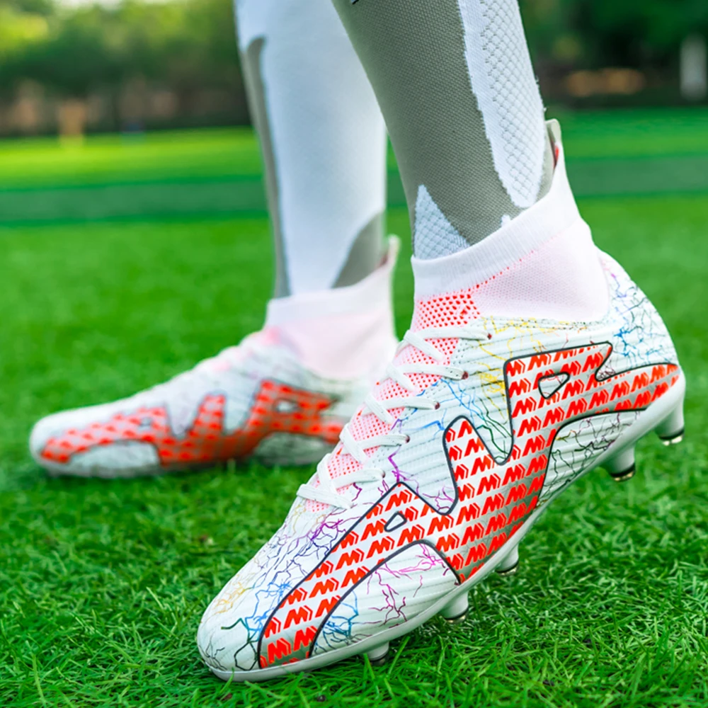 33-46 Professional Football Shoes for Men Chuteiras De Futebol Tenis Soccer Hombre Sport Shoes Turf FG Training Adult Cleats