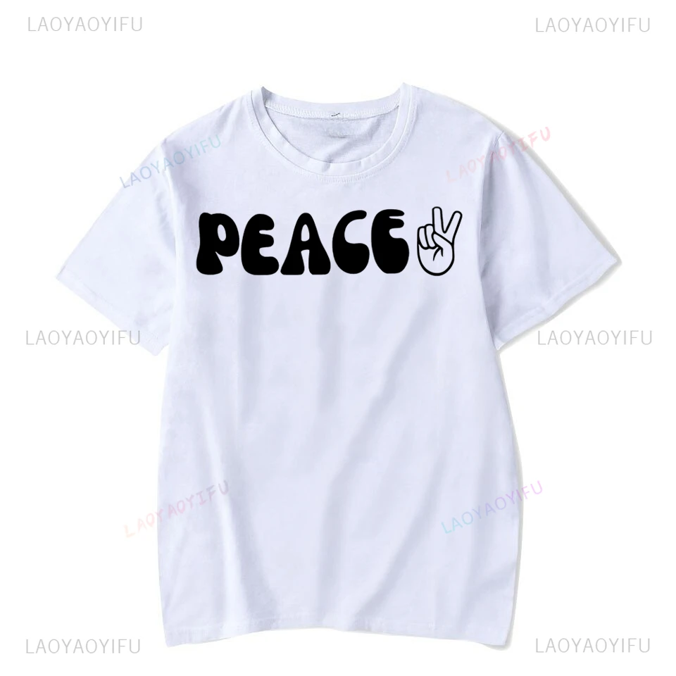 Повседневная футболка Y2K с коротким рукавом и круглым вырезом модная парная