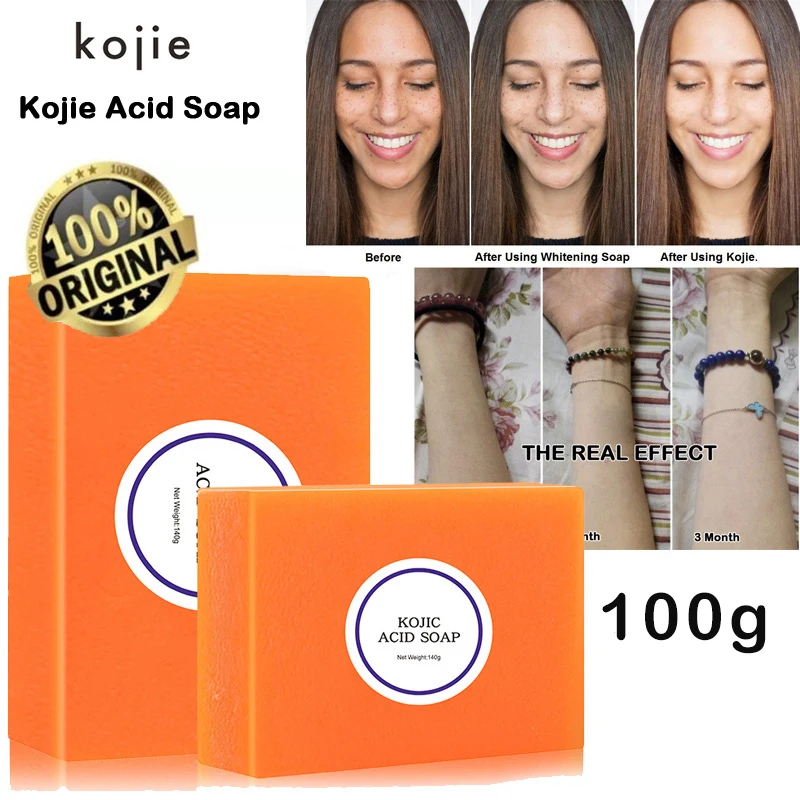 

Kojic Acid Soap Making Handmade Facial Lightening Glutathion Black Skin Whitening Soap Glycerin Bleaching Bath Clean Body Care