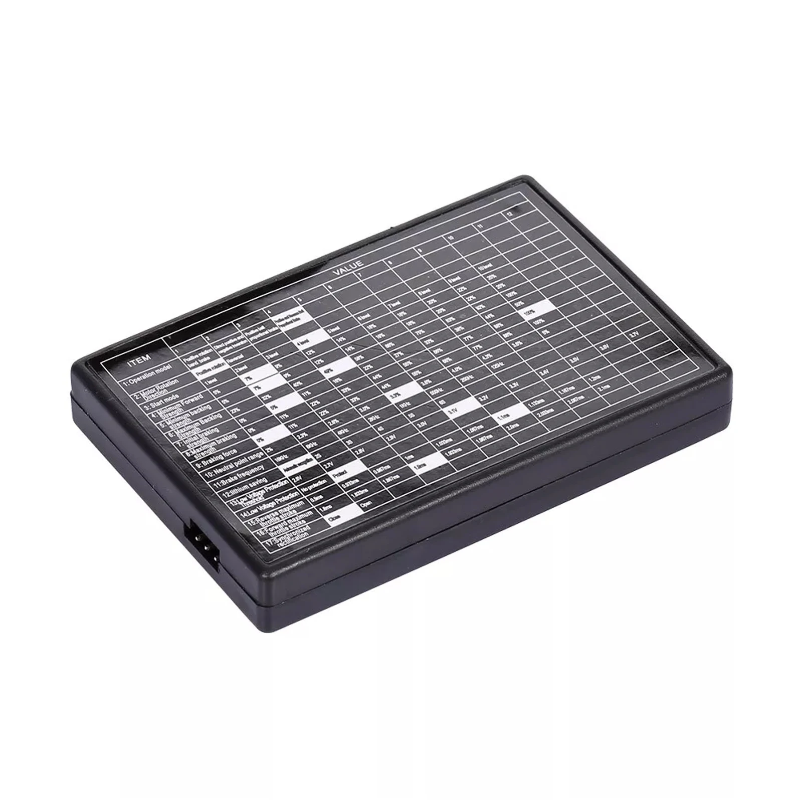 1/10 автомобильная бесщеточная карта программирования с дистанционным